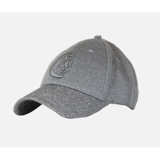 Casquette glitter gris