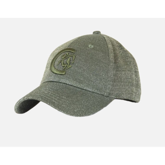 Casquette glitter vert